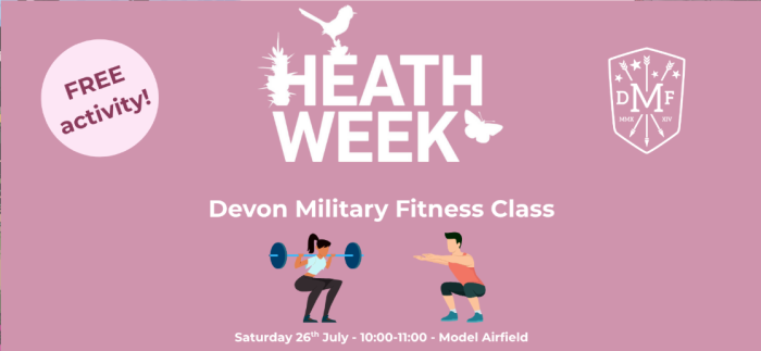 Heathland fitness class illustration