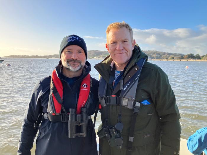 Photo of Neil Harris with Adam Henson