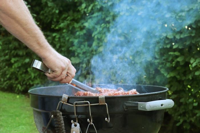 BBQ in a garden
